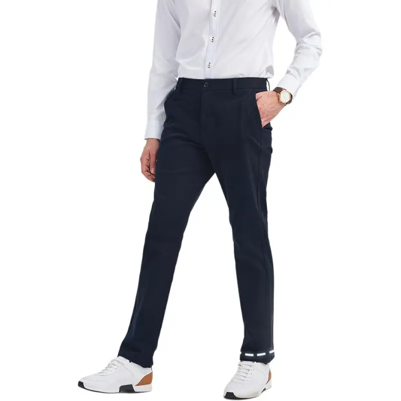 NAVIGARE Casual Pants Men Navy Blue-2