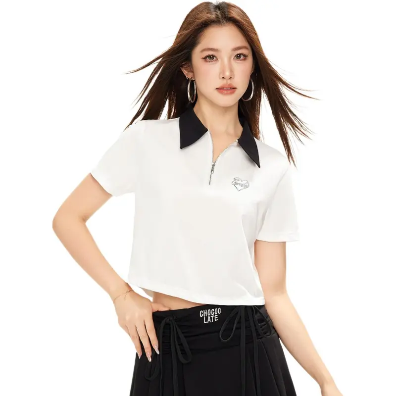  CHOCOOLATE Polo Shirt Women's White-1