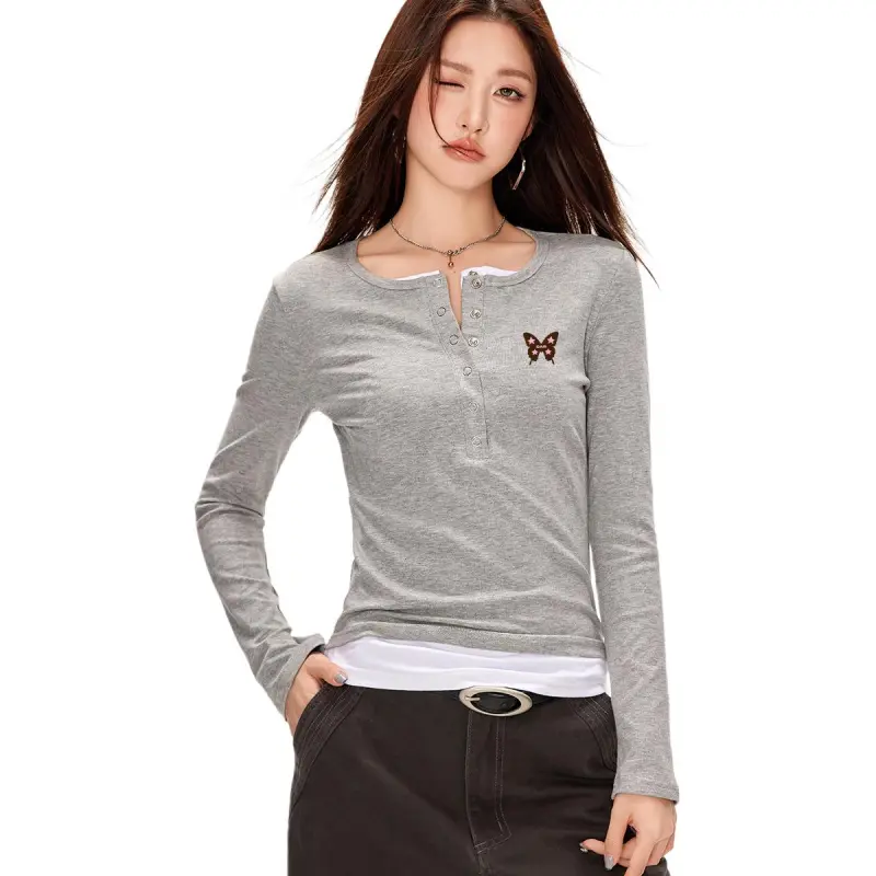 CCAABB T Shirt Women's GYX/Gray-1