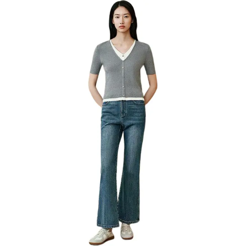 INSUN Jeans Women's Vintage Blue-3