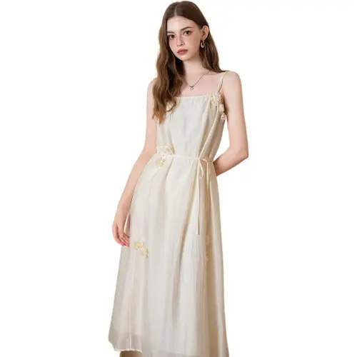 BANANA BABY Slip Dresses Women's Apricot Floral