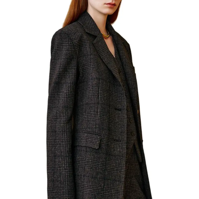 INSUN Business Suits Women's Dark Coffee-5