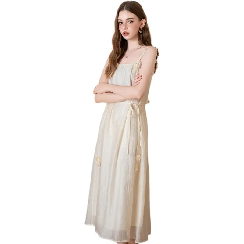 BANANA BABY Slip Dresses Women's Apricot Floral-1
