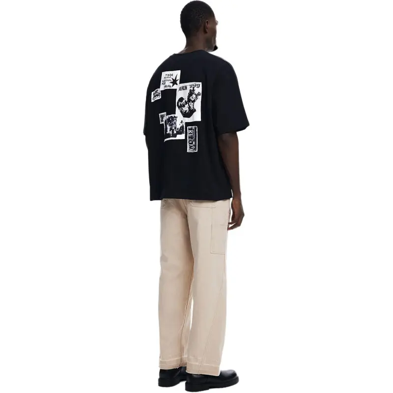 Desigual T Shirts Men Black-3