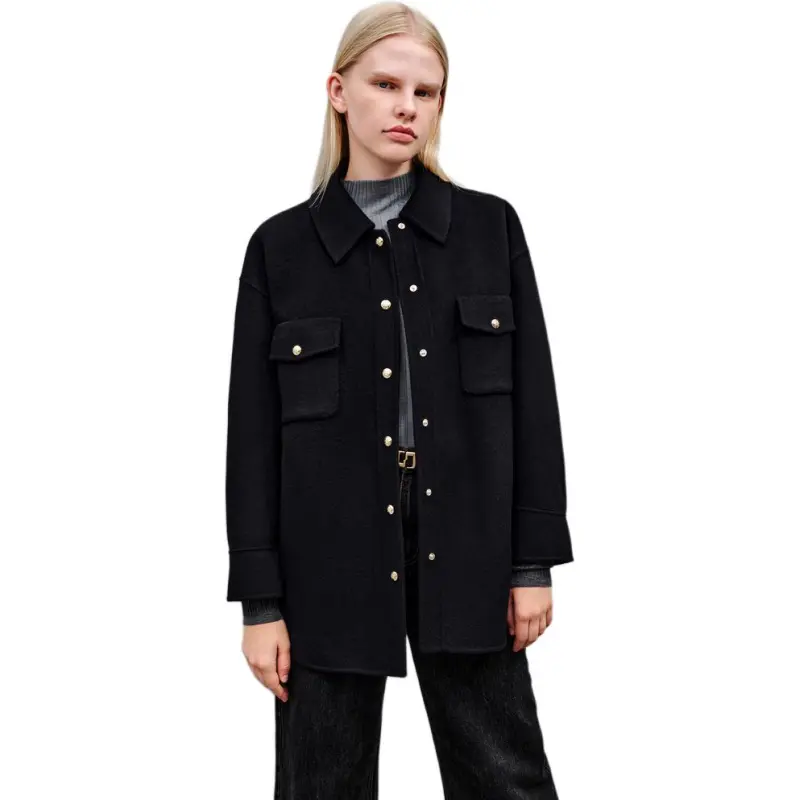INSUN Velvet Jackets Women's Black-3