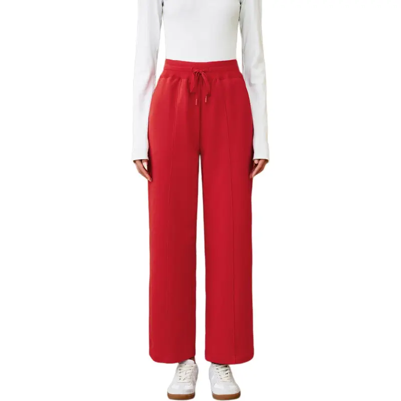 INSUN Casual Pants Women's True Red-1