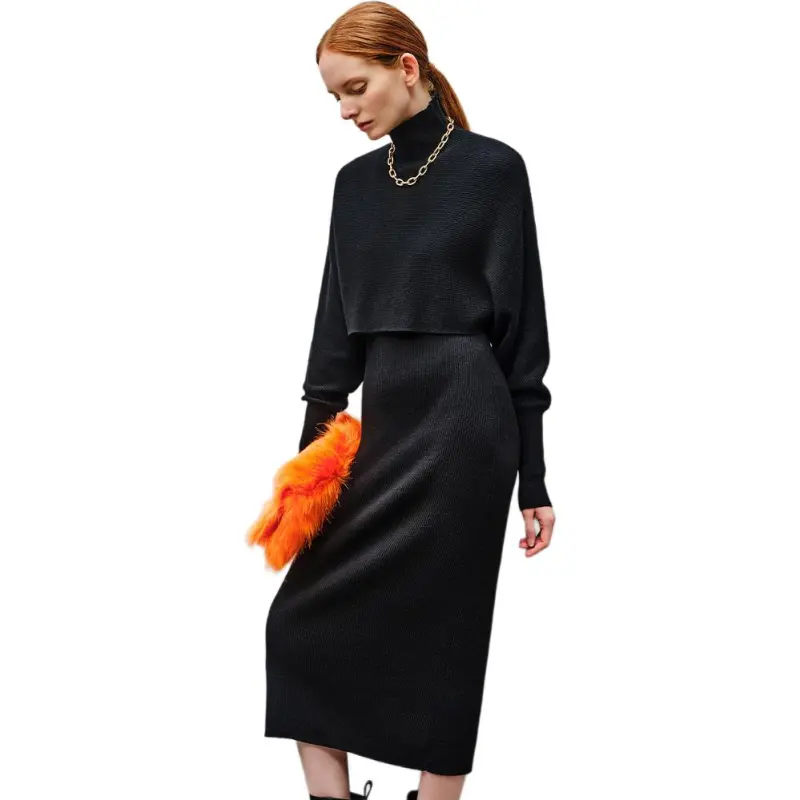 INSUN Long Sleeved Dress Women's-3
