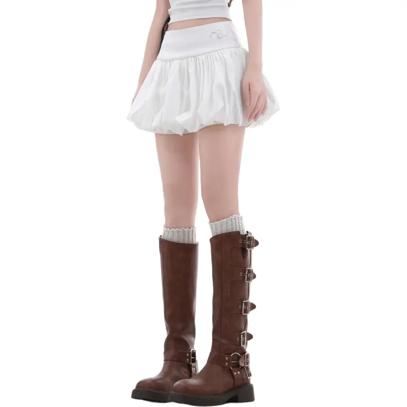 YINLEI Casual Short Skirts Women's-3