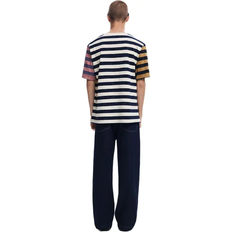 Desigual T Shirts Men Ecru-8