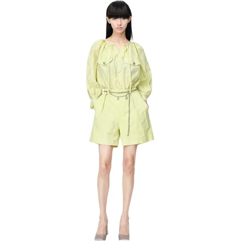 DAZZLE Jumpsuits Women's Light Yellow-1