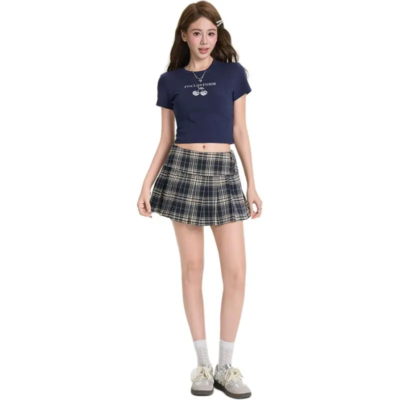 YINLEI Casual Short Skirts Women's-4