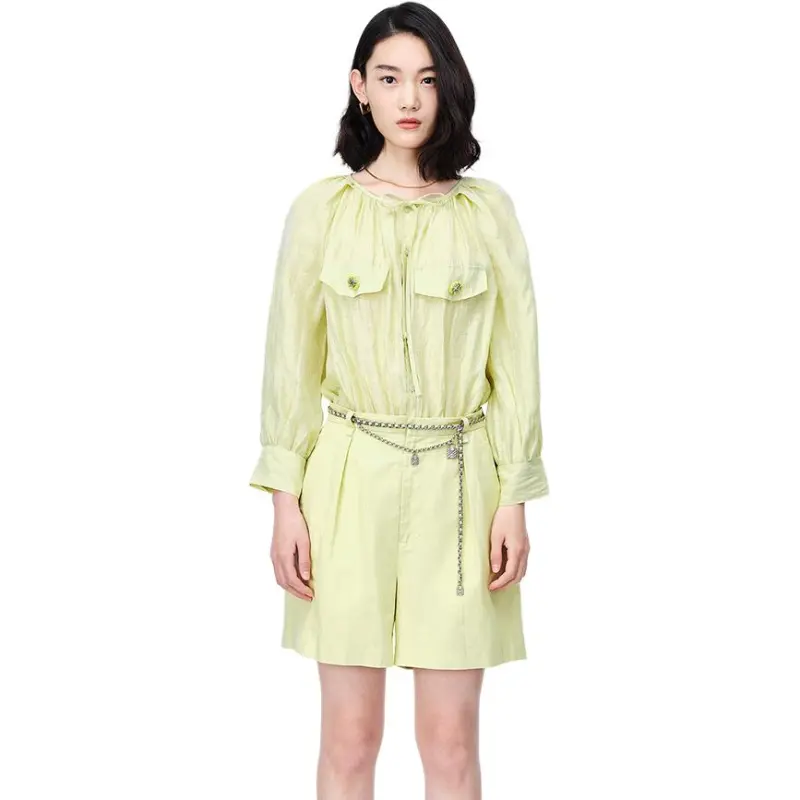 DAZZLE Jumpsuits Women's Light Yellow-2