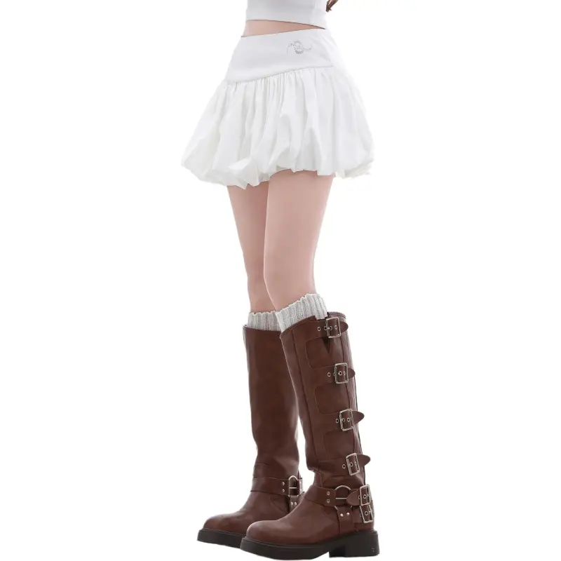 YINLEI Casual Short Skirts Women's-4