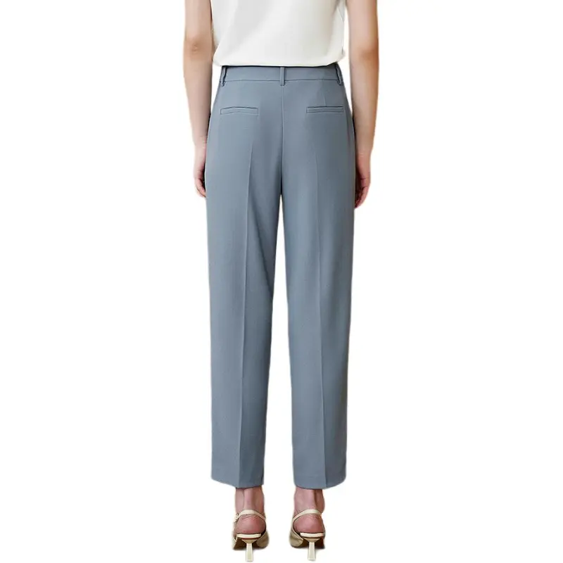 INSUN Casual Pants Women's Slate Blue-4