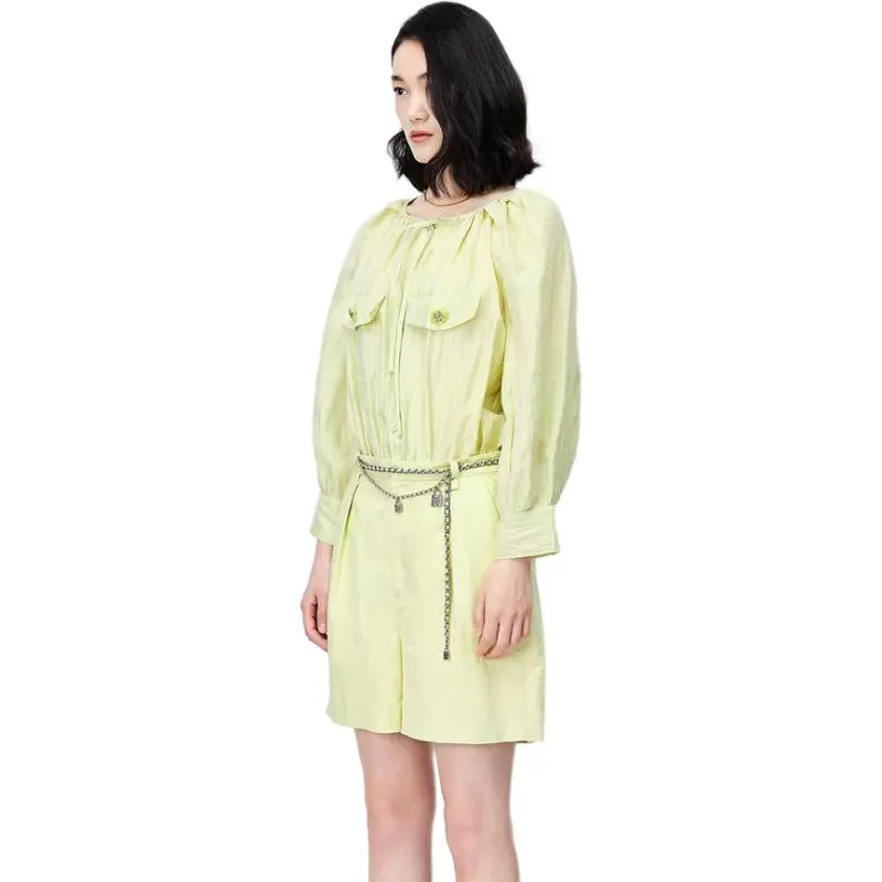 DAZZLE Jumpsuits Women's Light Yellow-3