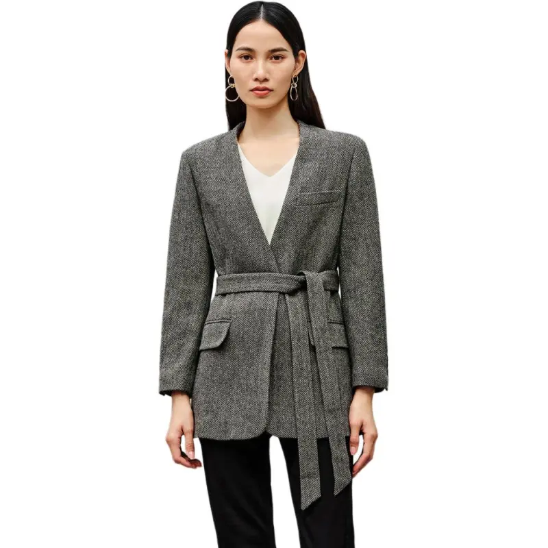 INSUN Business Suits Women's Smoke Gray-3