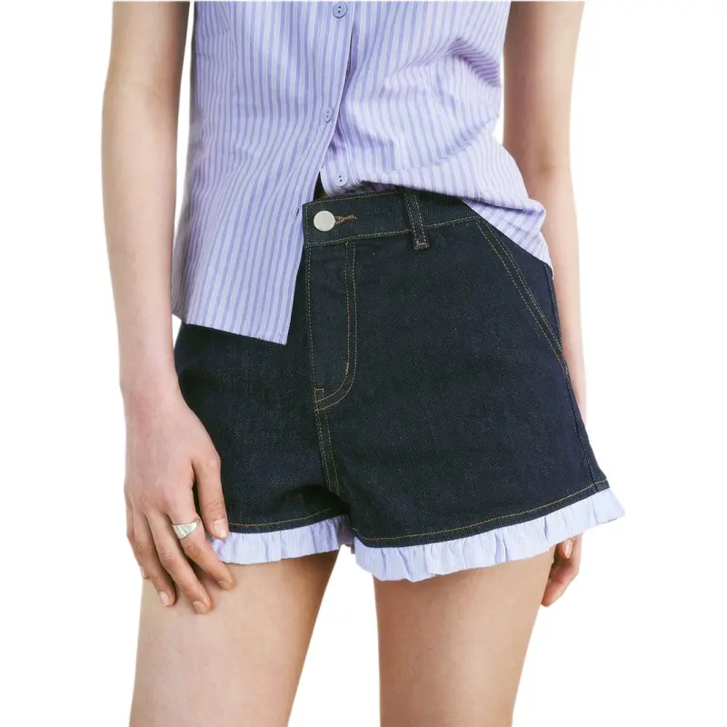URBAN REVIVO Denim Shorts Women's-4