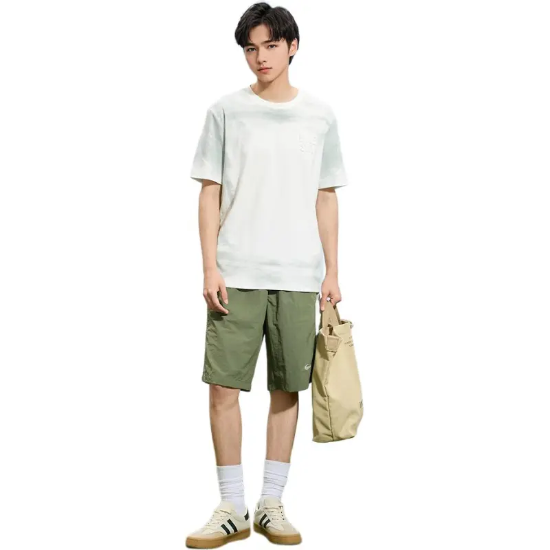 Three blessings T Shirts Men Pure White-1