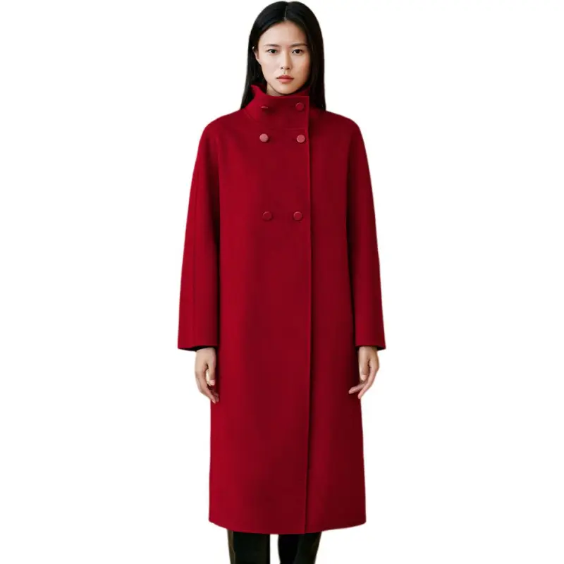 INSUN Coats Women's True Red-2