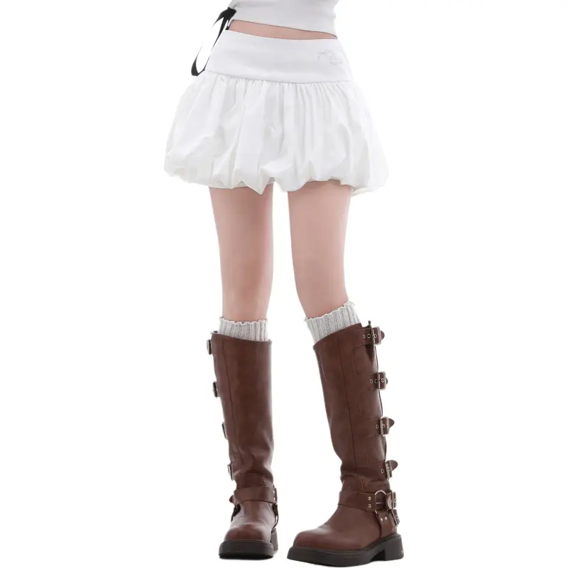 YINLEI Casual Short Skirts Women's-5