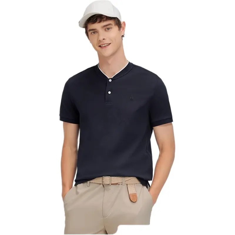 Hush Puppies Polo Shirts Men Ink Blue-1