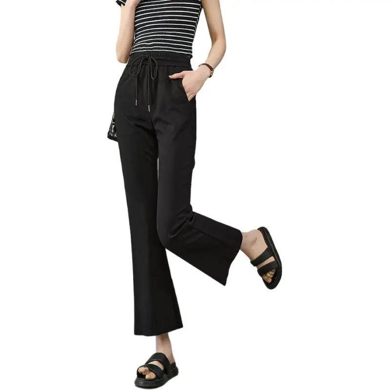 YALIDA Casual Pants Women's Black-1