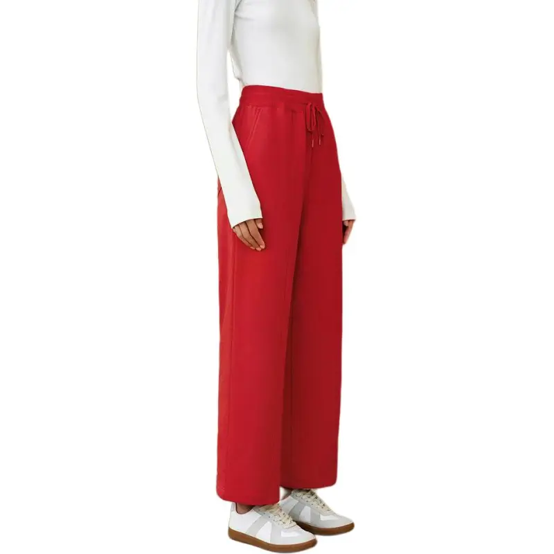 INSUN Casual Pants Women's True Red-4