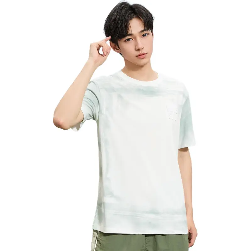 Three blessings T Shirts Men Pure White-2