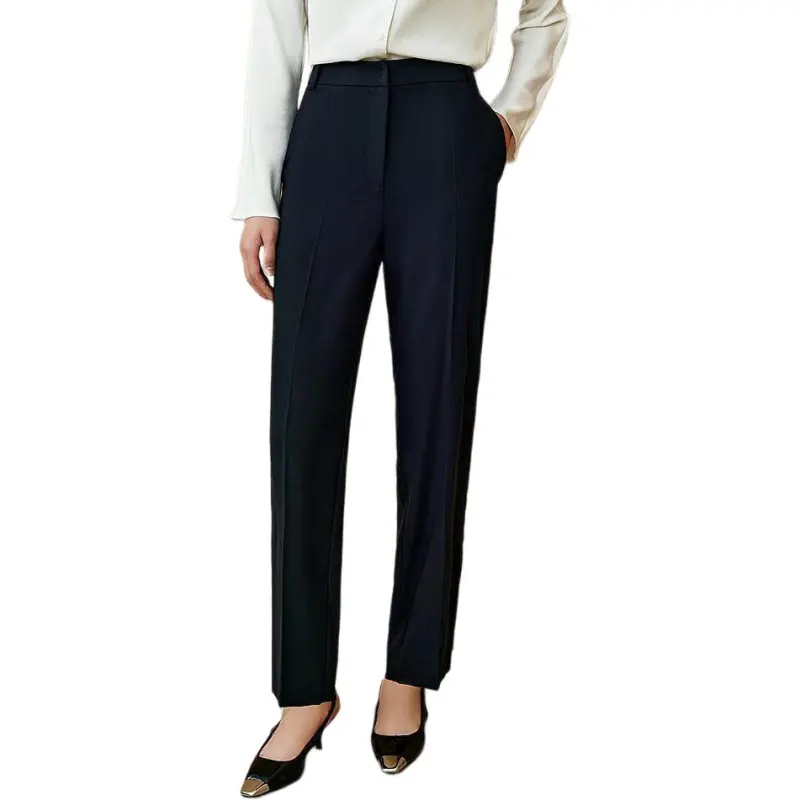 INSUN Suit Trousers Women's Navy Blue-2