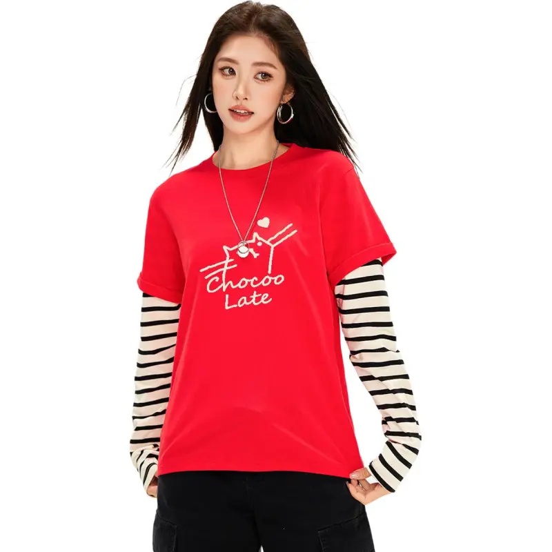  CHOCOOLATE Regular T Shirt Women's RDX/Red-1