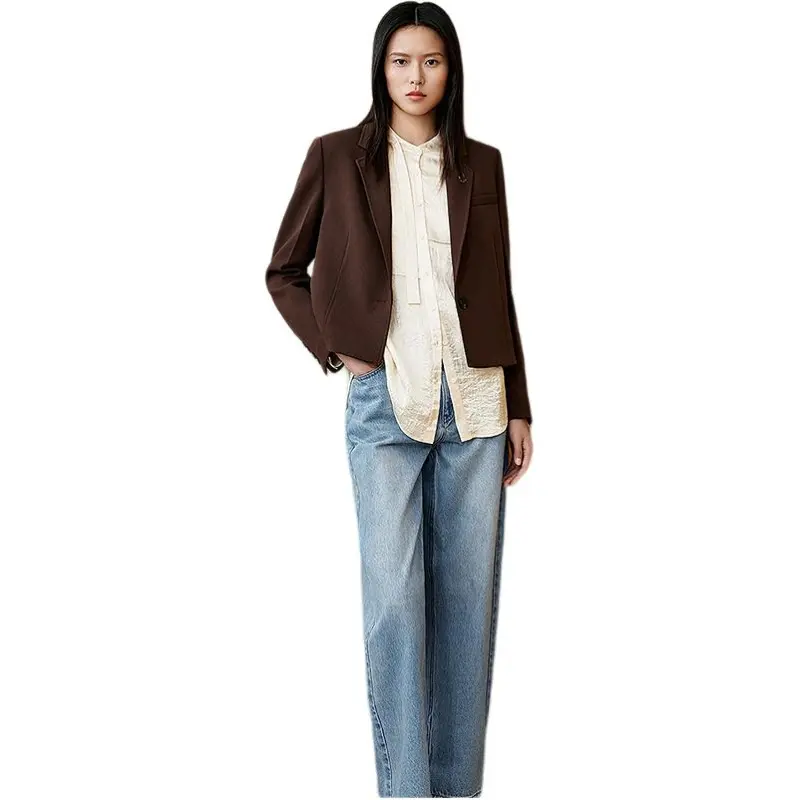 INSUN Business Suits Women's Burgundy-2