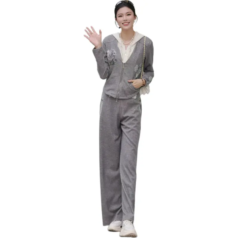 TCH Casual Pants Women's Gray-2