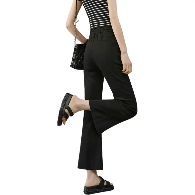 YALIDA Casual Pants Women's Black-3