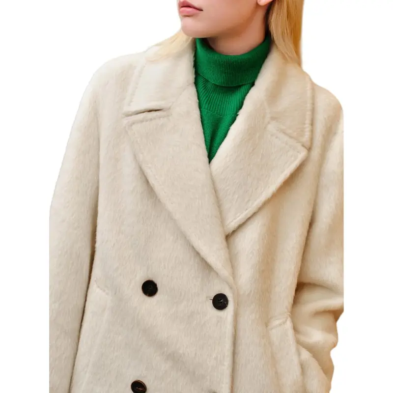 INSUN Coats Women's Ecru-4