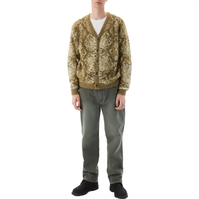 Thisisneverthat Phyton Jacquard Knit Cardigan-2