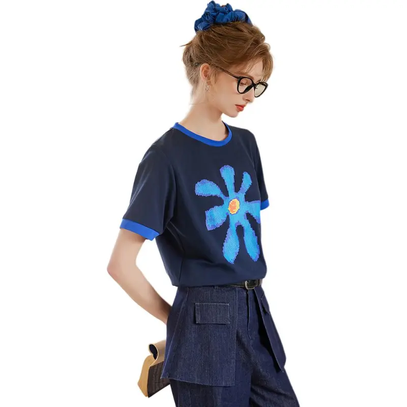 LOUISY AO Set in Sleeve T Shirt Women's-3