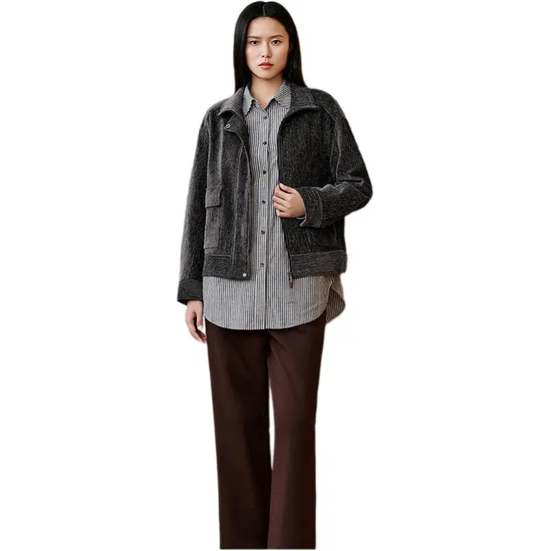 INSUN Jackets Women's Dark Gray-2