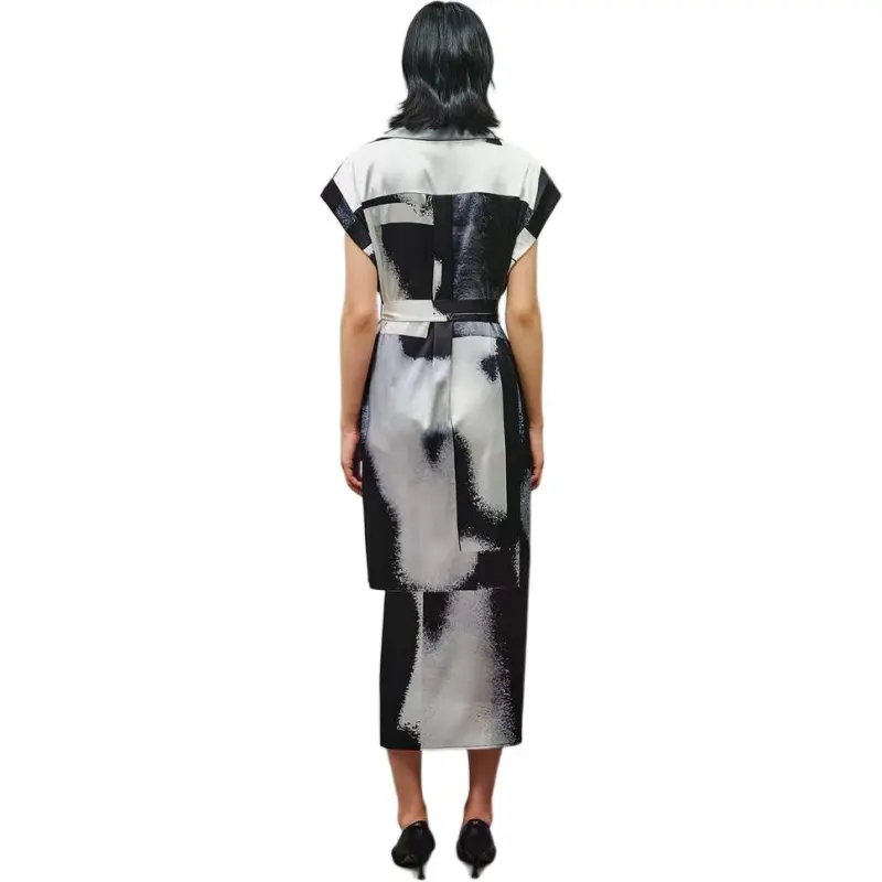 INSUN Short Sleeved Dress Women's-3