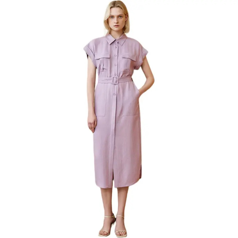 INSUN Short Sleeved Dress Women's-1