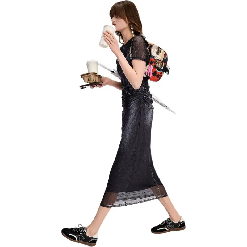 Desigual Short Sleeved Dress Women's-3