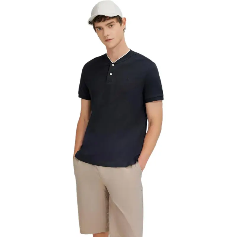 Hush Puppies Polo Shirts Men Ink Blue-3