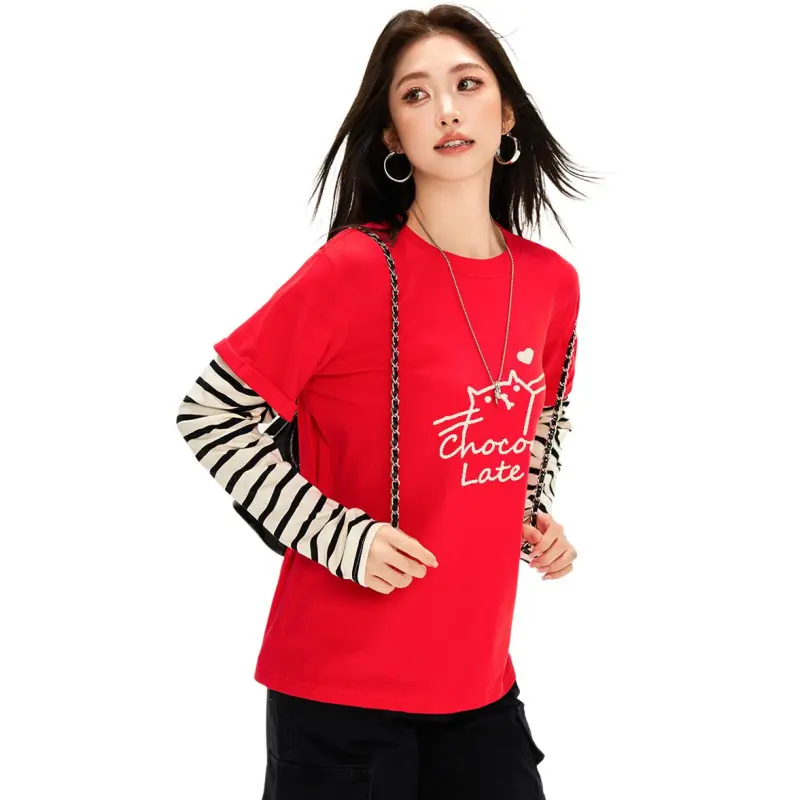  CHOCOOLATE Regular T Shirt Women's RDX/Red-2
