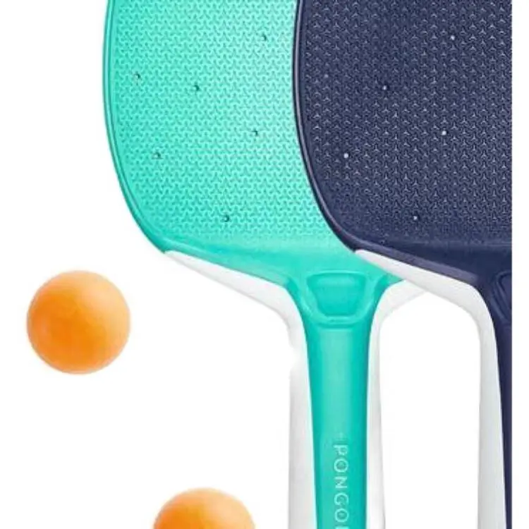 DECATHLON Ping Pong Paddles Unisex Polypropylene Fiber Blue Green-2