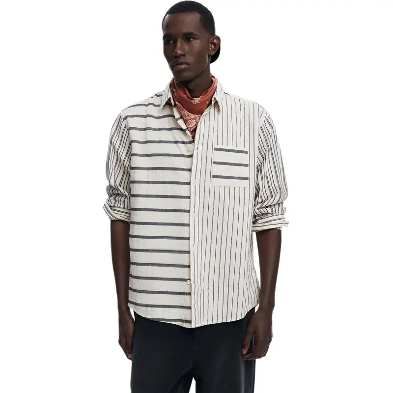 Desigual Shirts Men Ecru-2