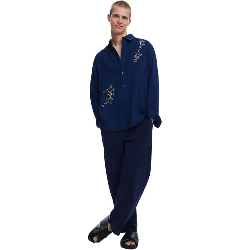 Desigual Shirts Men Blue-2