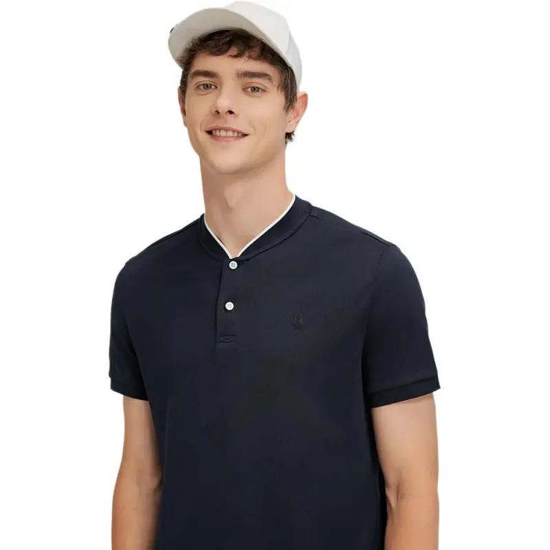 Hush Puppies Polo Shirts Men Ink Blue-4