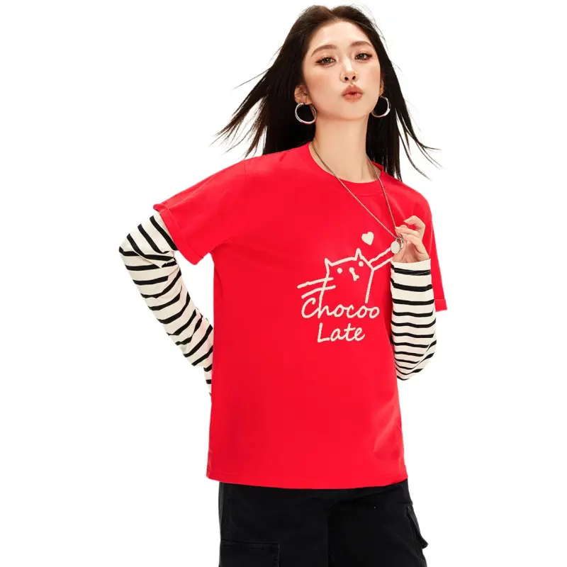  CHOCOOLATE Regular T Shirt Women's RDX/Red-3