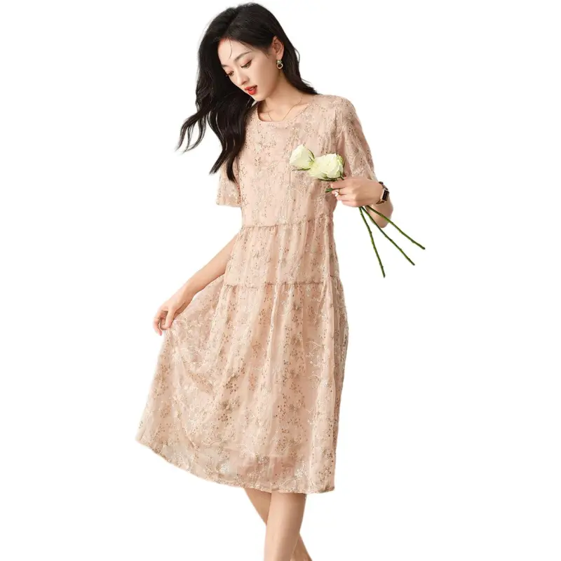 Like The Age Of Water Short Sleeved Dress Women's-2