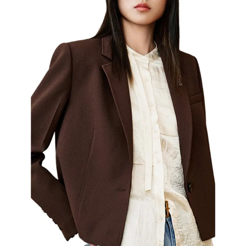 INSUN Business Suits Women's Burgundy-4