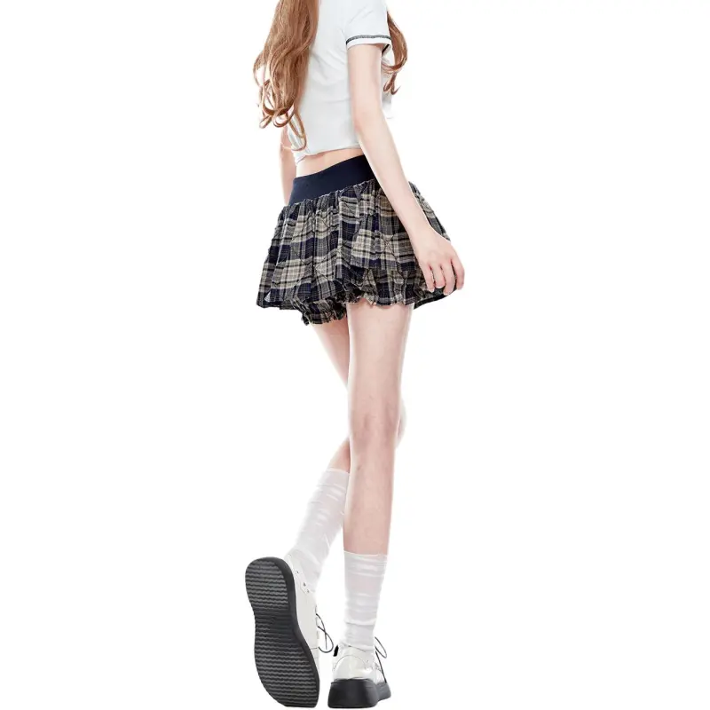 YINLEI Casual Short Skirts Women's-3